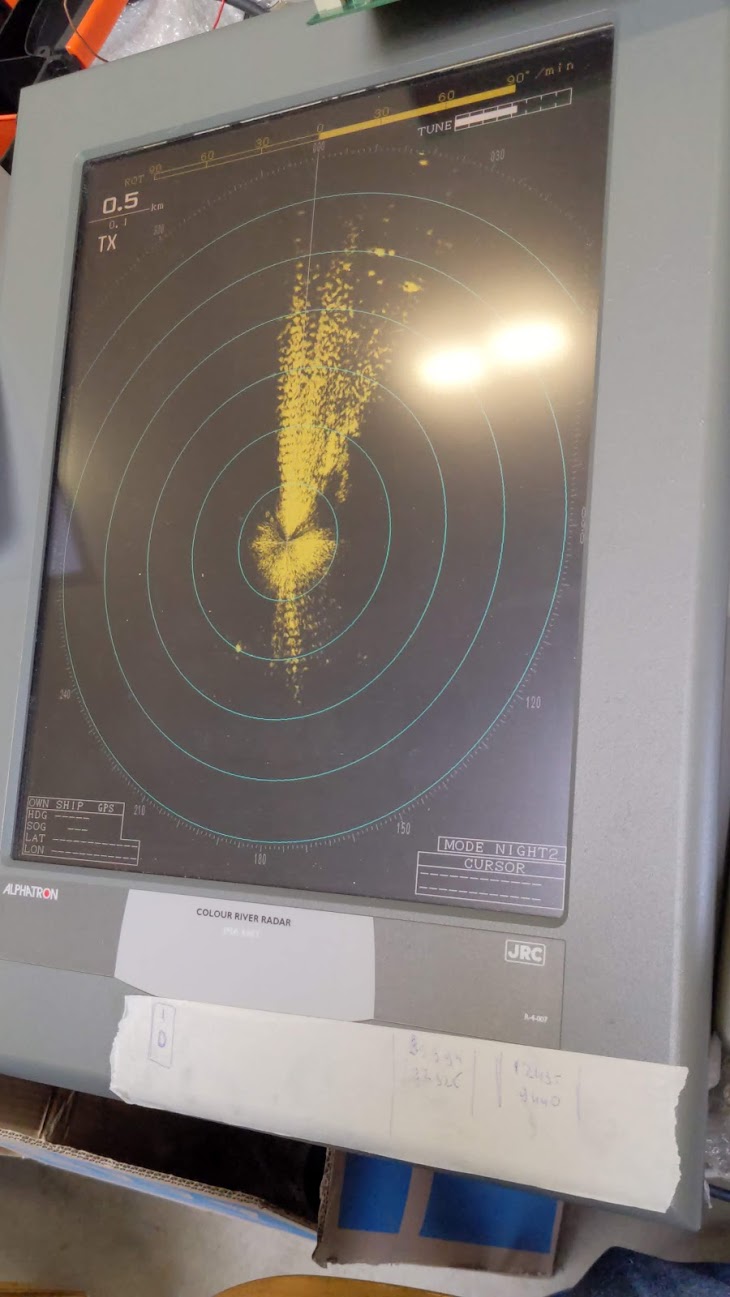 Alphatron JMA-608 TFT River Radar — Tested