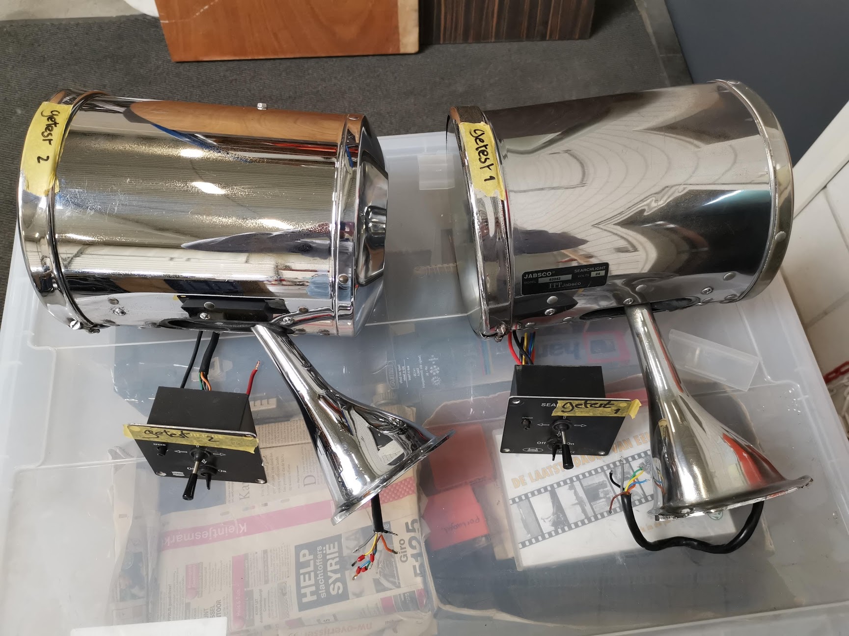 Jabsco 62042 Searchlight 24V — Tested