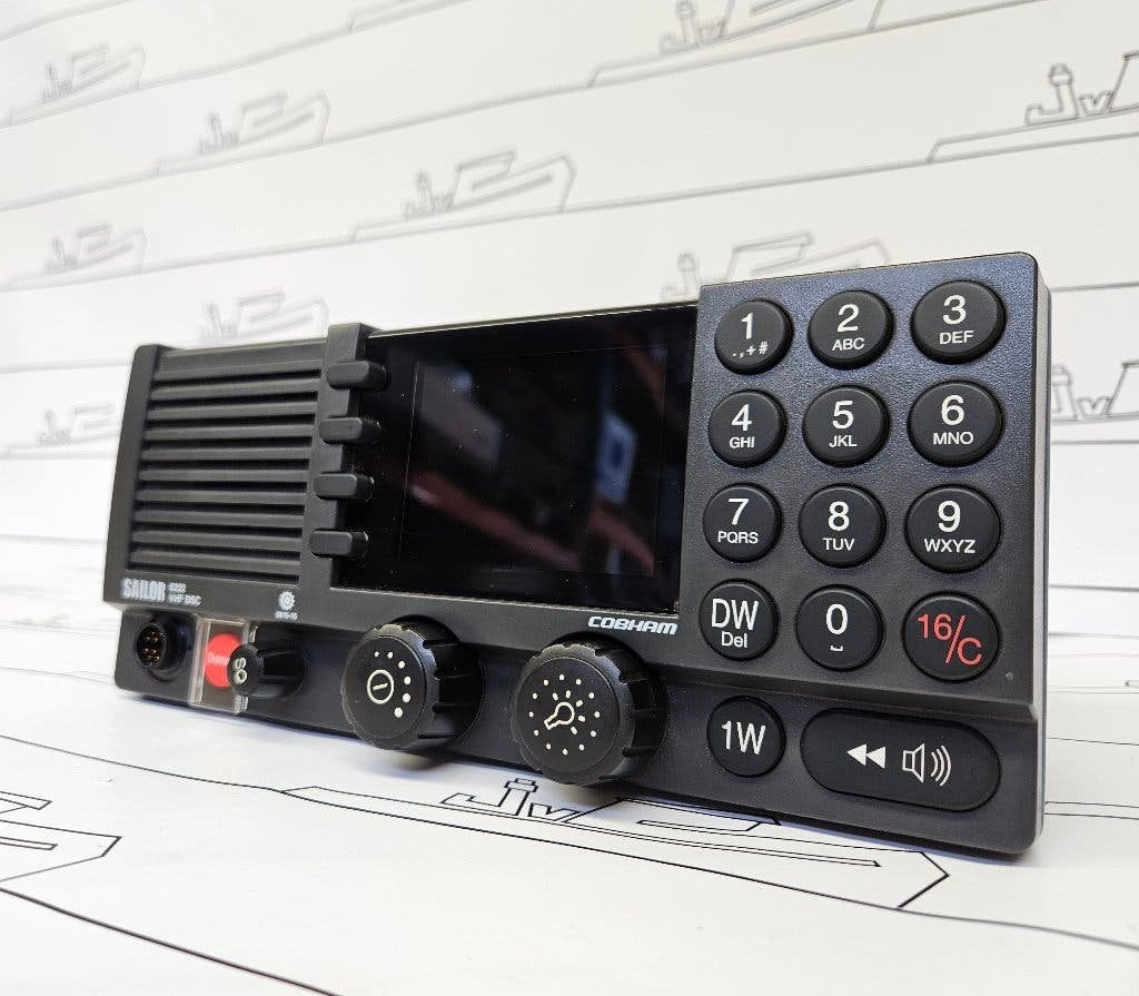 Sailor 6222 VHF DSC Class A GMDSS Marine Radio — Tested
