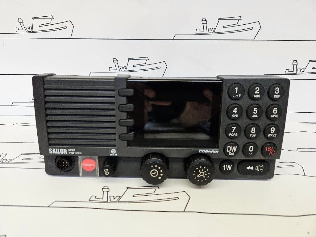 Sailor 6222 VHF DSC Class A GMDSS Marine Radio — Tested — foto 2 van 5