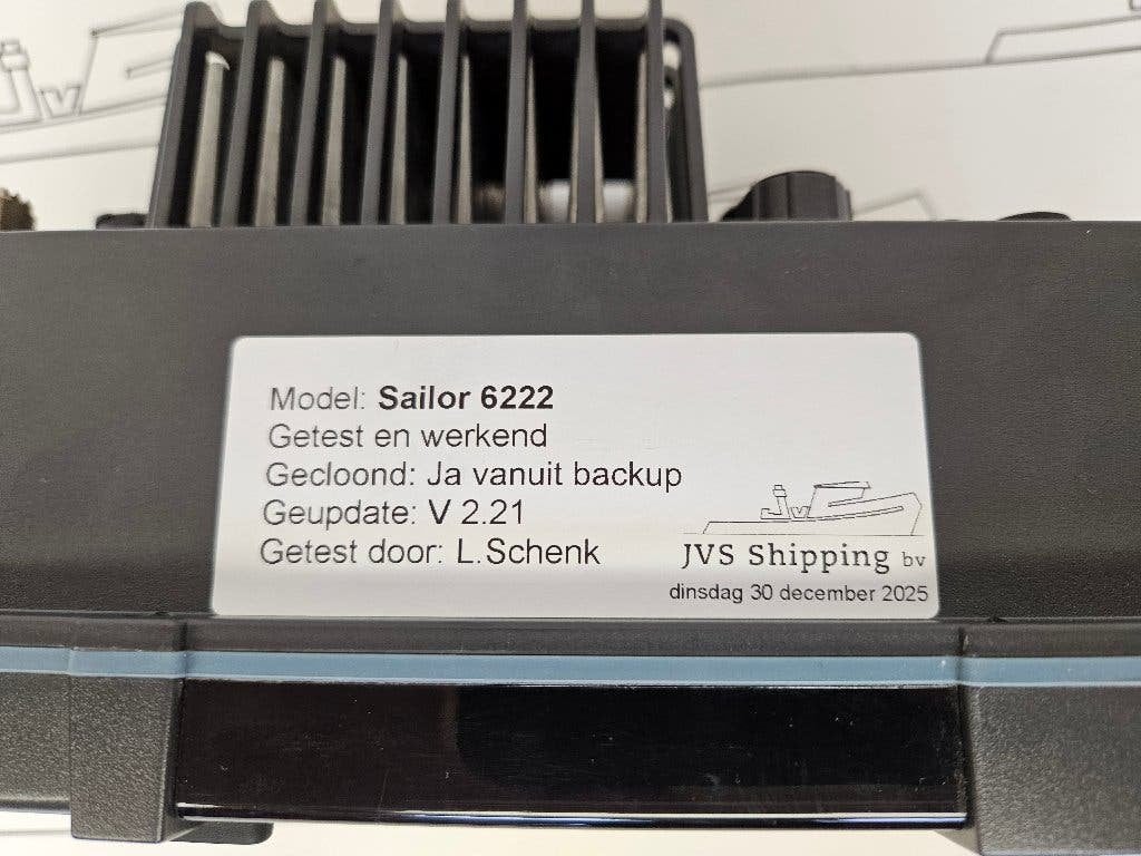 Sailor 6222 VHF DSC Class A GMDSS Marine Radio — Tested — foto 5 van 5