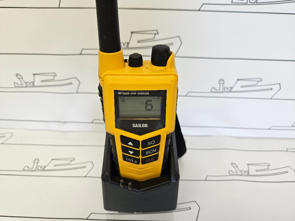 Sailor SP3520 GMDSS Portable VHF Radio — Tested (2 units with accessories) — foto 3 van 13