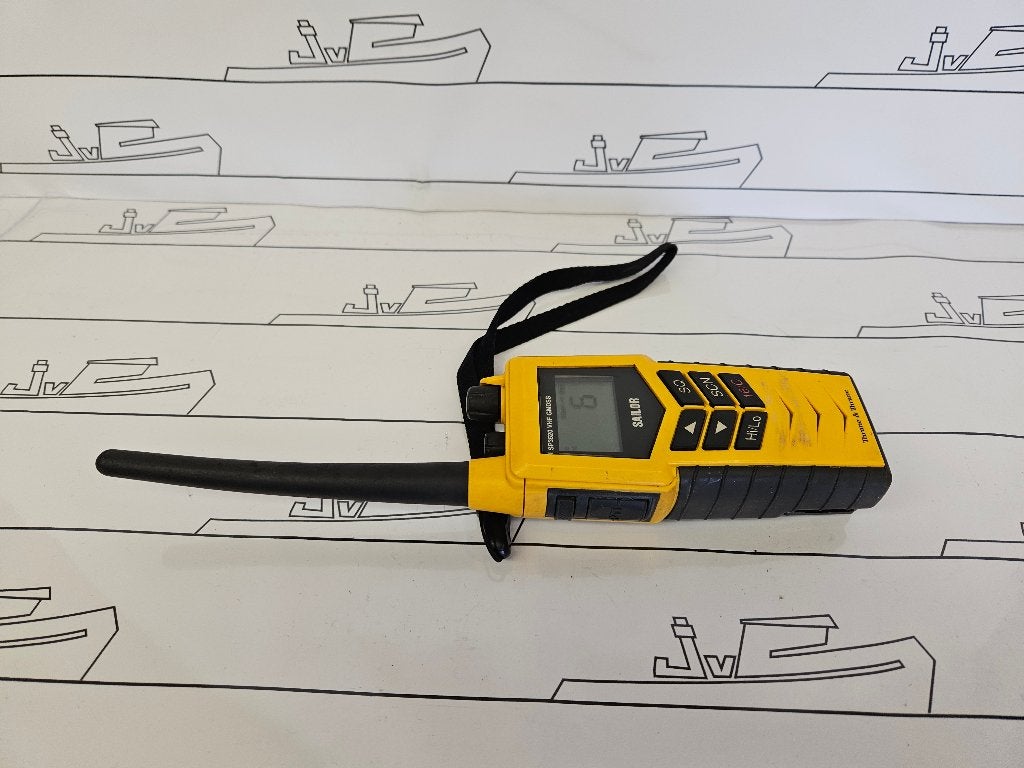 Sailor SP3520 GMDSS Portable VHF Radio — Tested (2 units with accessories) — foto 8 van 13