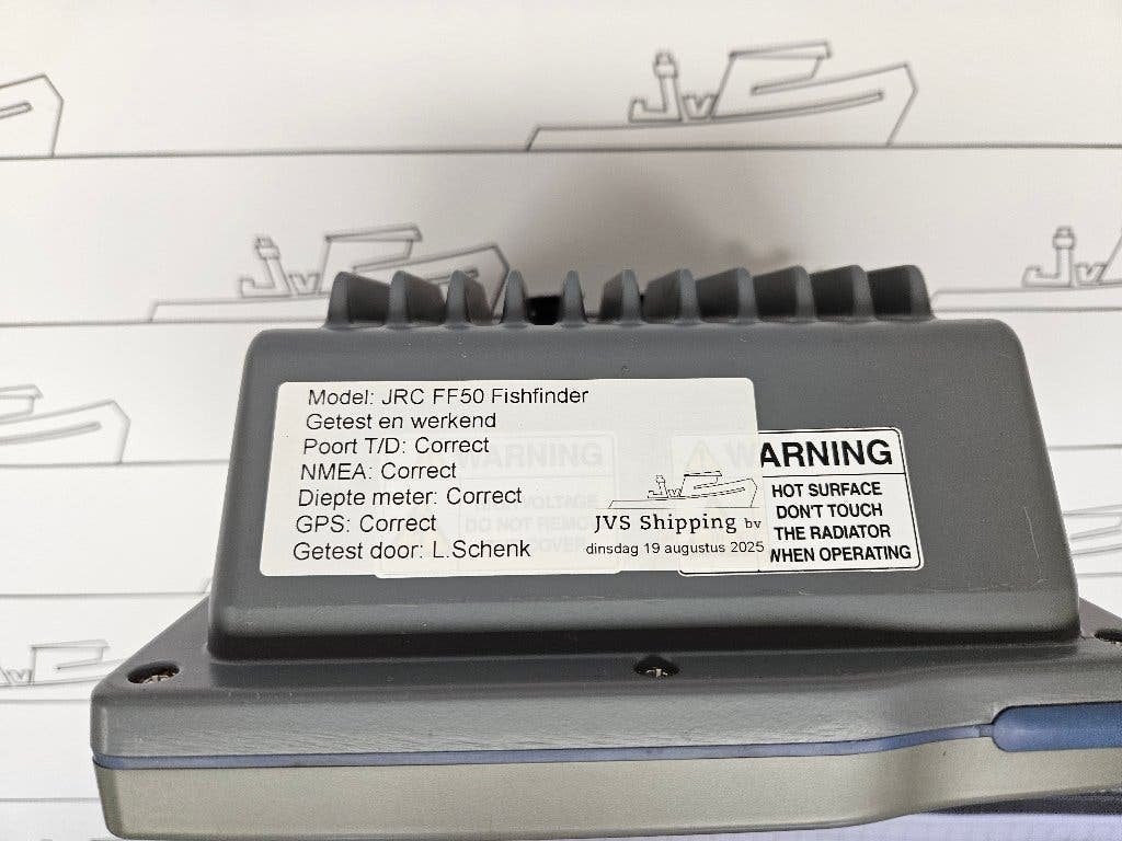 JRC FF50 Fish Finder / Echo Sounder — Tested — foto 7 van 7