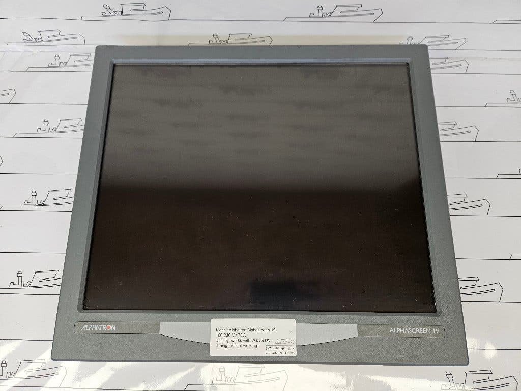 Alphatron AlphaScreen 19" Marine Display — Tested