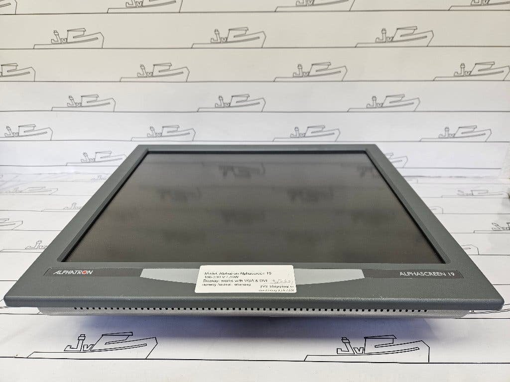 Alphatron AlphaScreen 19" Marine Display — Tested — foto 3 van 6