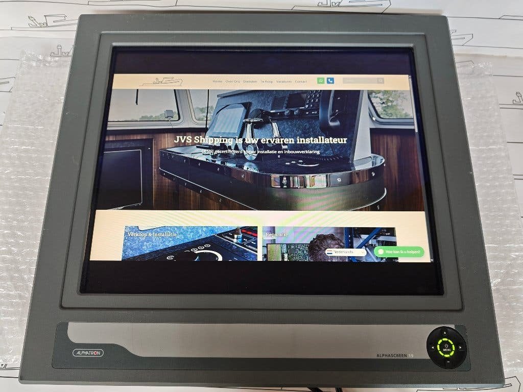 Hatteland Alphatron AlphaScreen JH 19T14 ALD 19" Marine Monitor — Refurbished