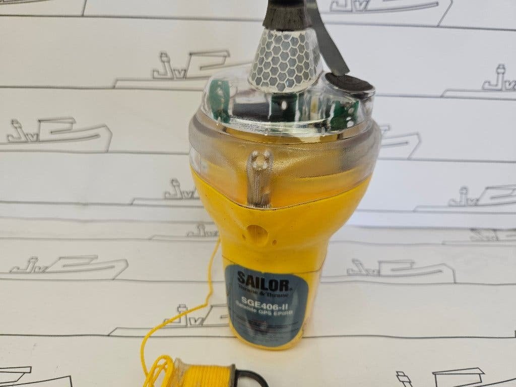 Sailor SGE-406-II Satellite EPIRB with Integrated GPS — Used — foto 2 van 3