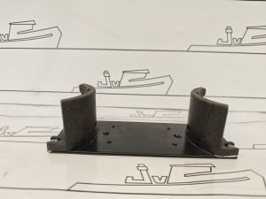 Sailor Handset Hanger, Flat Mounting Plate | Used